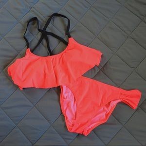Victoria’s Secret PINK Strappy Back Flounce Bikini